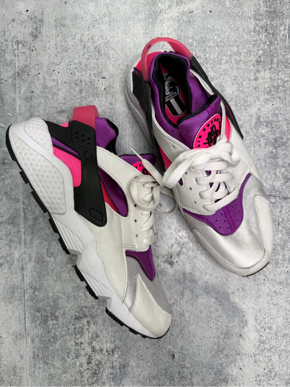 Nike Air Huarache 'White Hyper Pink Purple' 11.5